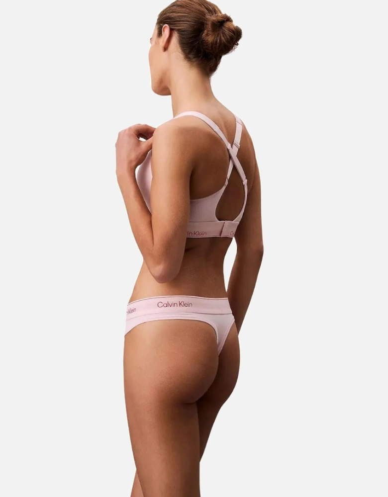 Icon Cotton Modal Thong, Potpourri Pink