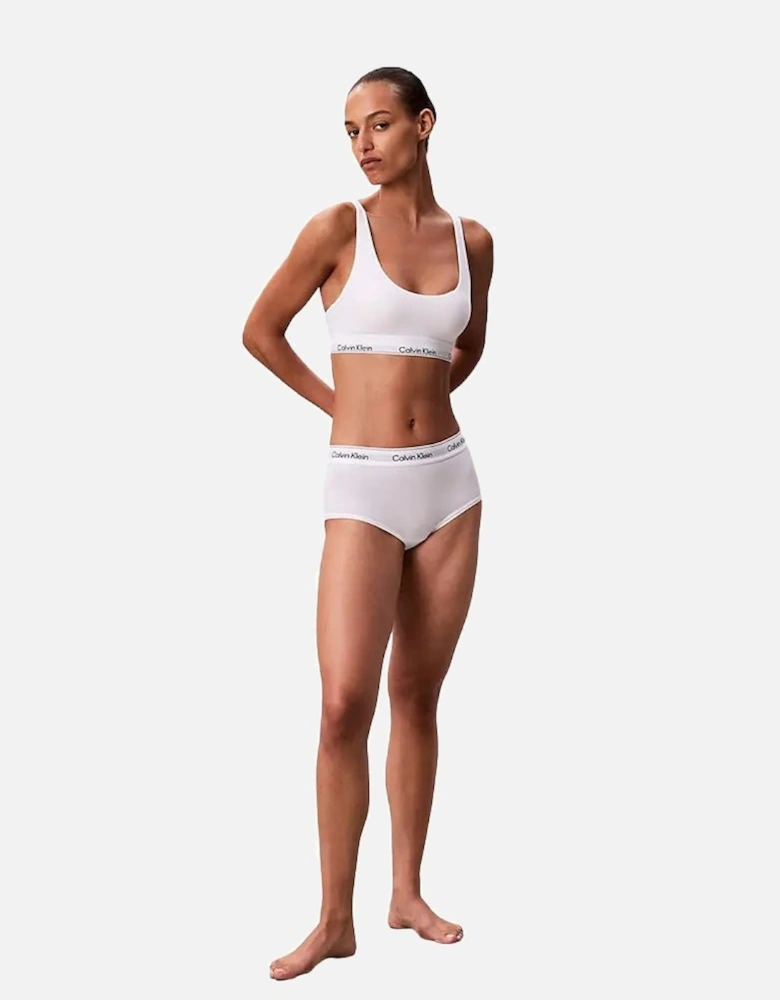 Icon Cotton Modal Boy Short, White