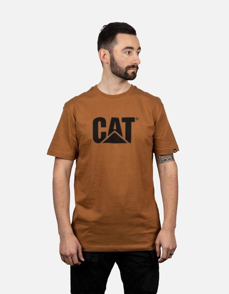 Trademark Logo Cotton Men's Bronze T-Shirt