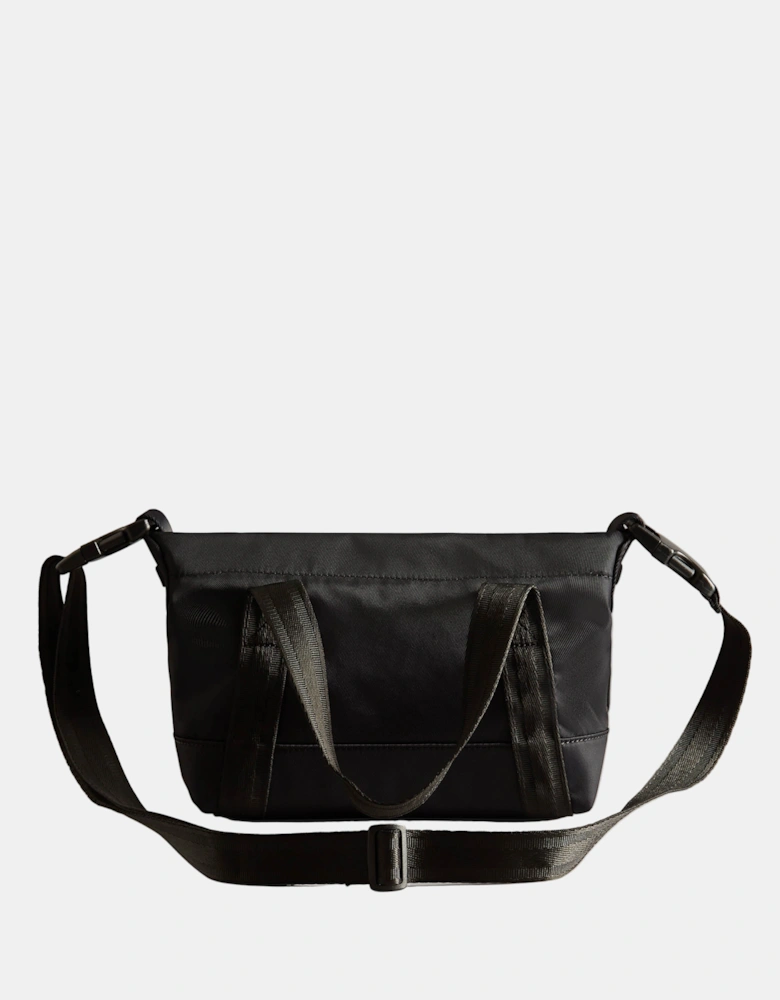 Nylon Mini Topclip Tote - Black