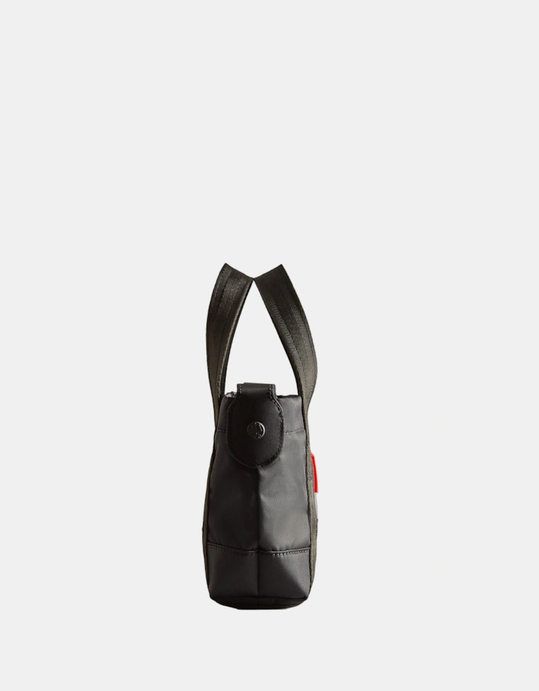 Nylon Mini Topclip Tote - Black