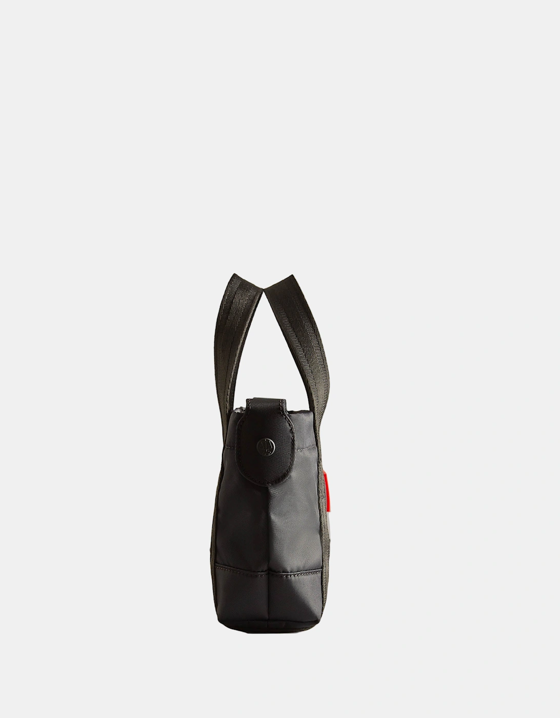 Nylon Mini Topclip Tote - Black