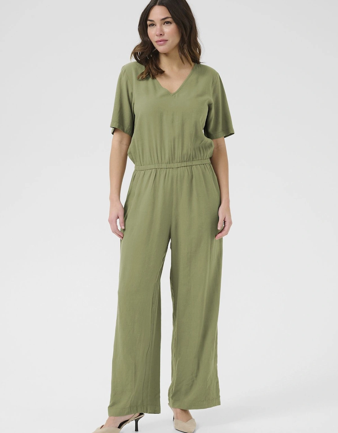 KAmilia V-Neck Short Sleeve Jumpsuit, 2 of 1