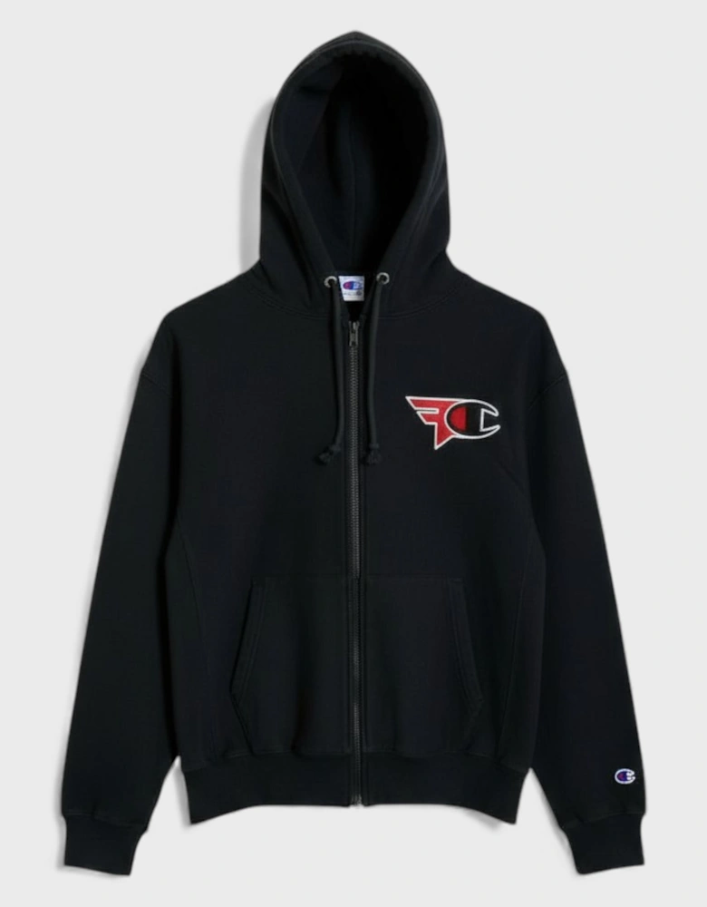 x Faze Clan Zip Up Hoodie Black