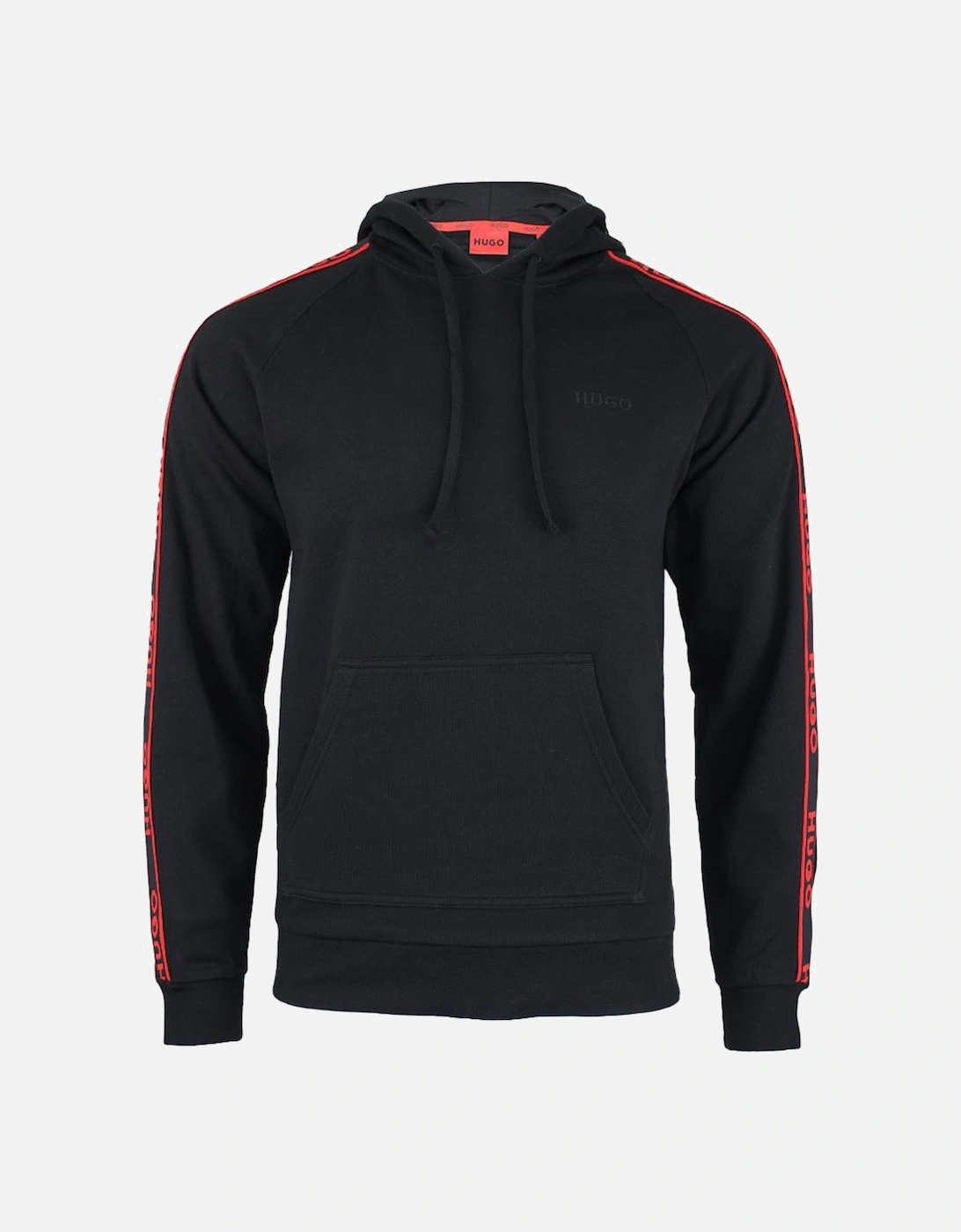 HUGO Liam Hoodie, Black, 3 of 2
