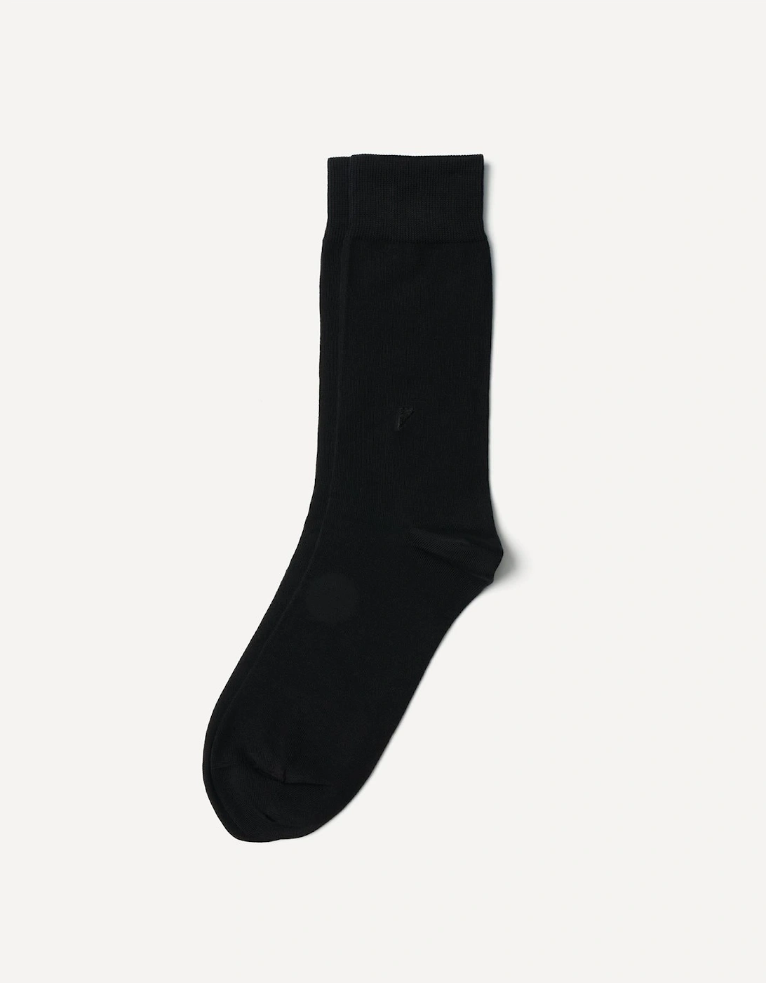 Cotton Black Calf High Socks, 5 of 4