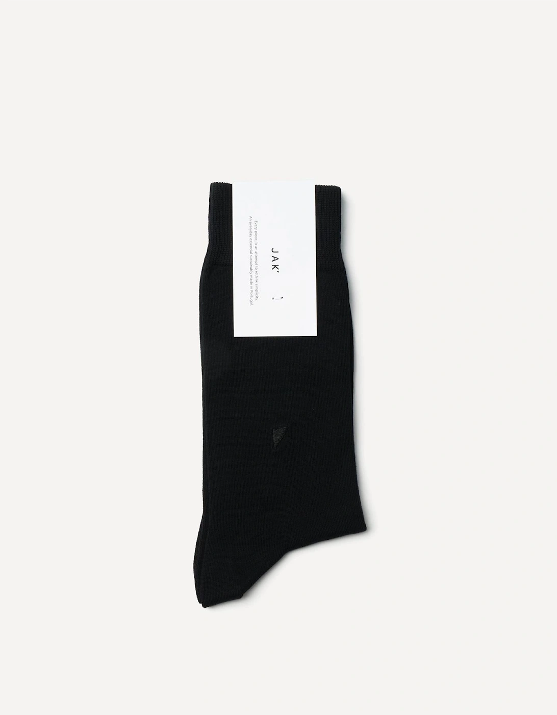 Cotton Black Calf High Socks