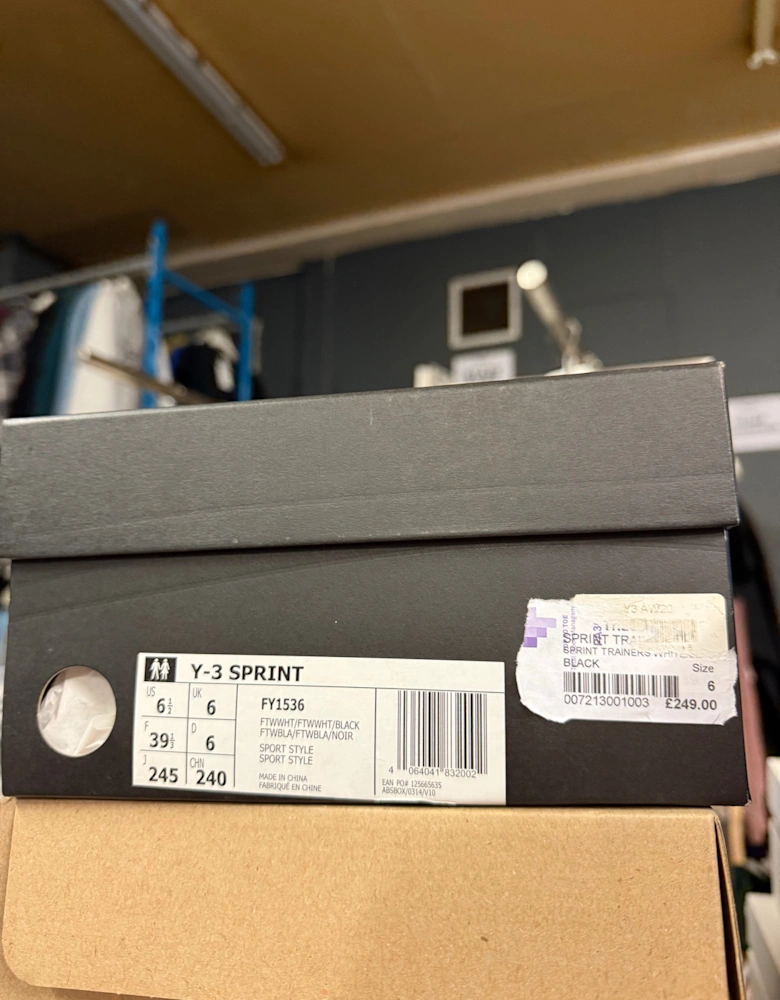 Y3 Sprint Trainers - Black/White