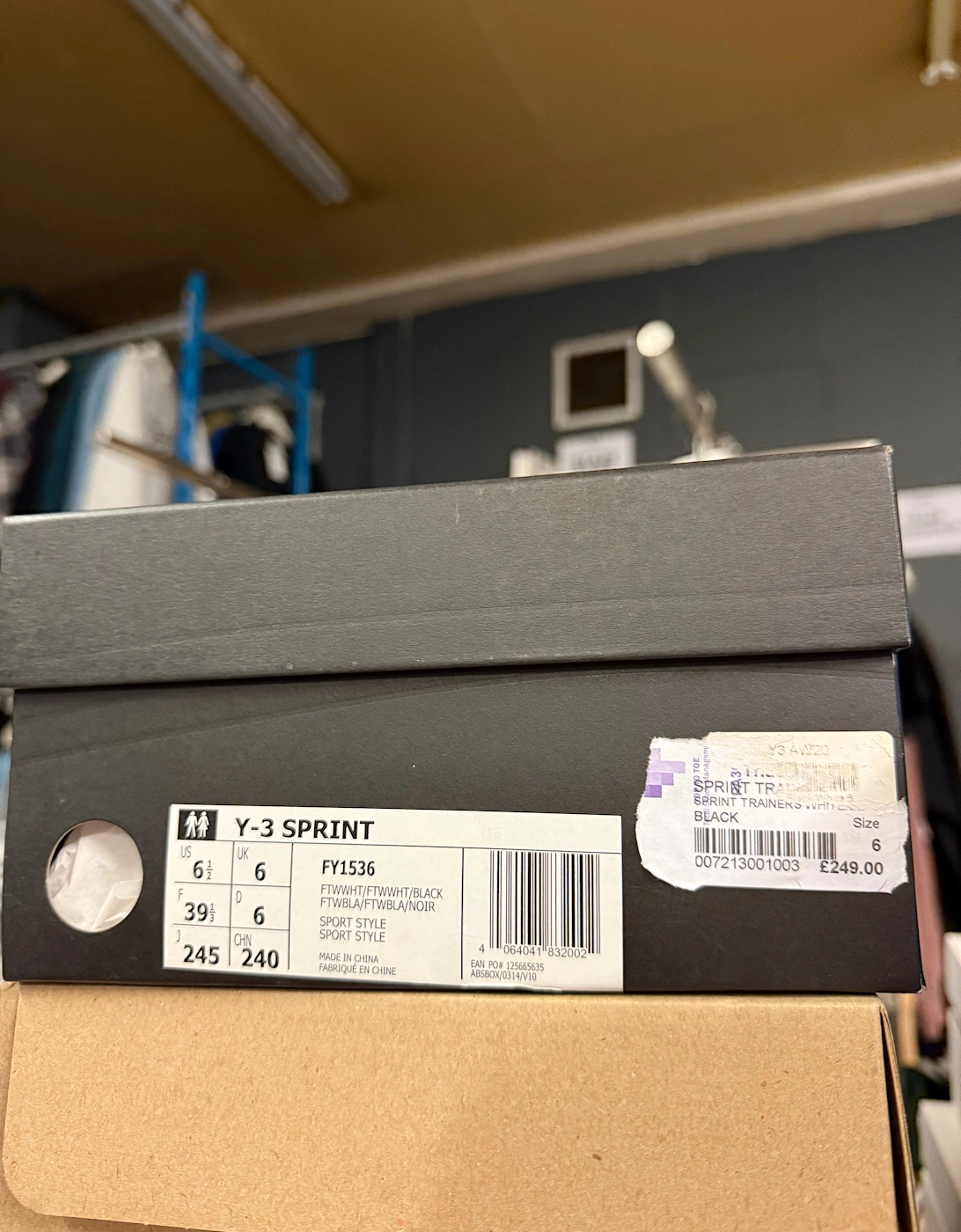 Y3 Sprint Trainers - Black/White