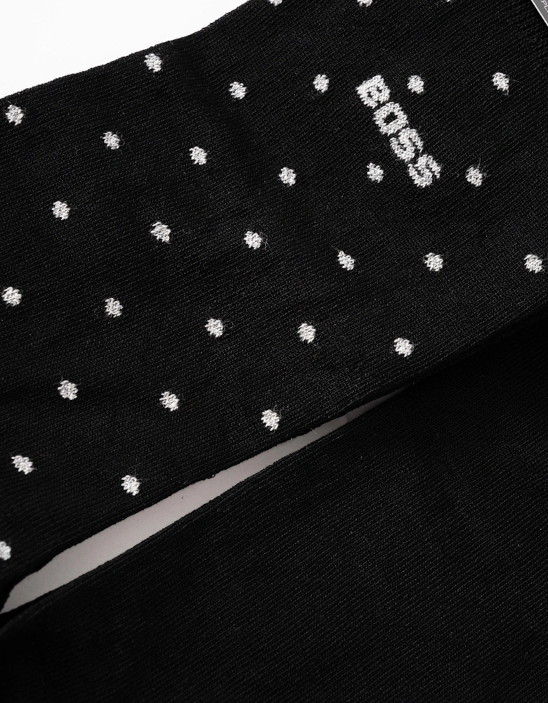 BOSS Orange Mens 2-Pack Mercerised Cotton Sock Gift Set - Black 002