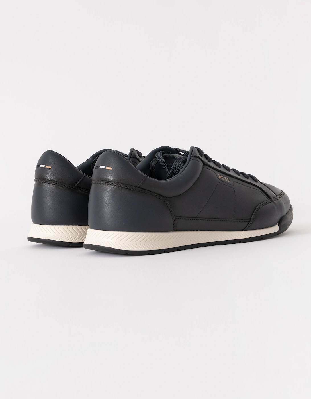 BOSS Orange Nitan Low Profile Bu Trainers - Dark Blue 401