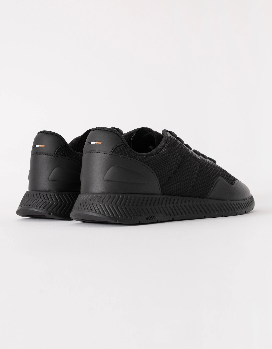 BOSS Orange Titanium Runner Meth Trainers - Black 005