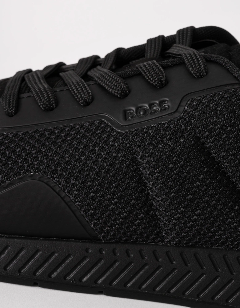 BOSS Orange Titanium Runner Meth Trainers - Black 005