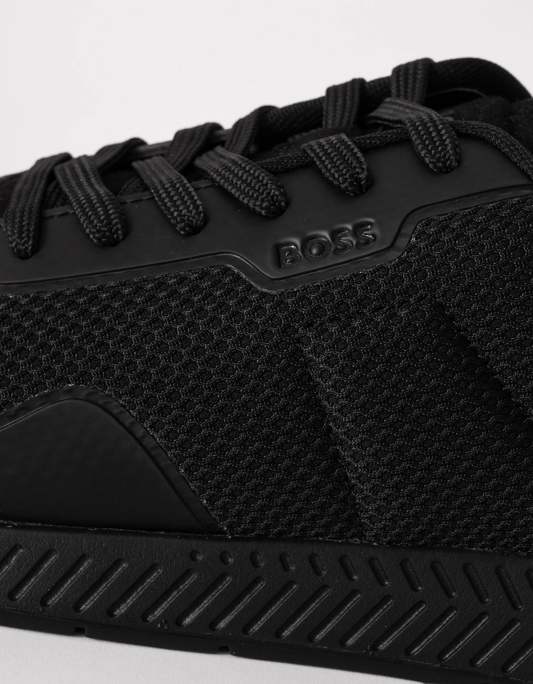 BOSS Orange Titanium Runner Meth Trainers - Black 005