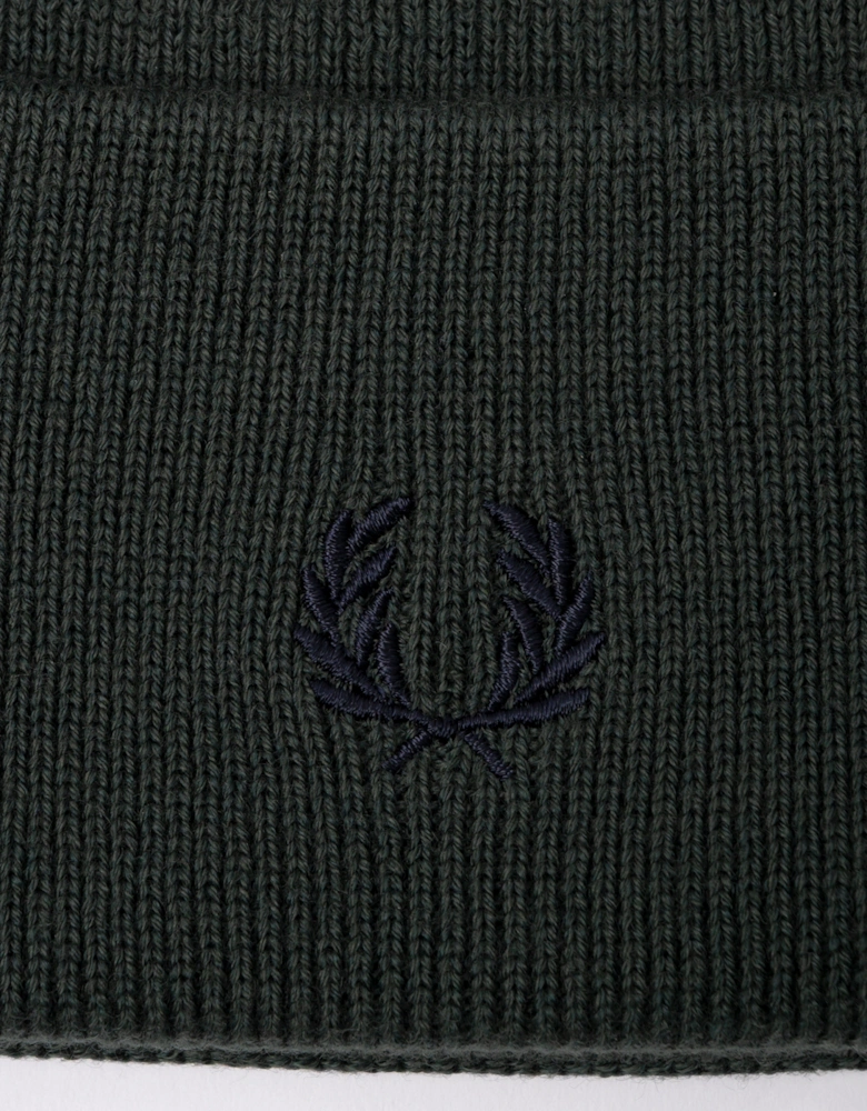 Mens Classic Beanie - Court Green/Navy Z86