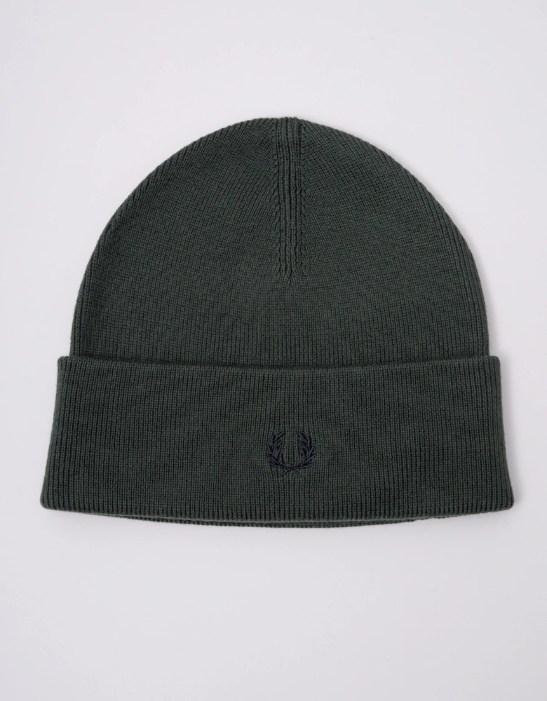 Mens Classic Beanie - Court Green/Navy Z86