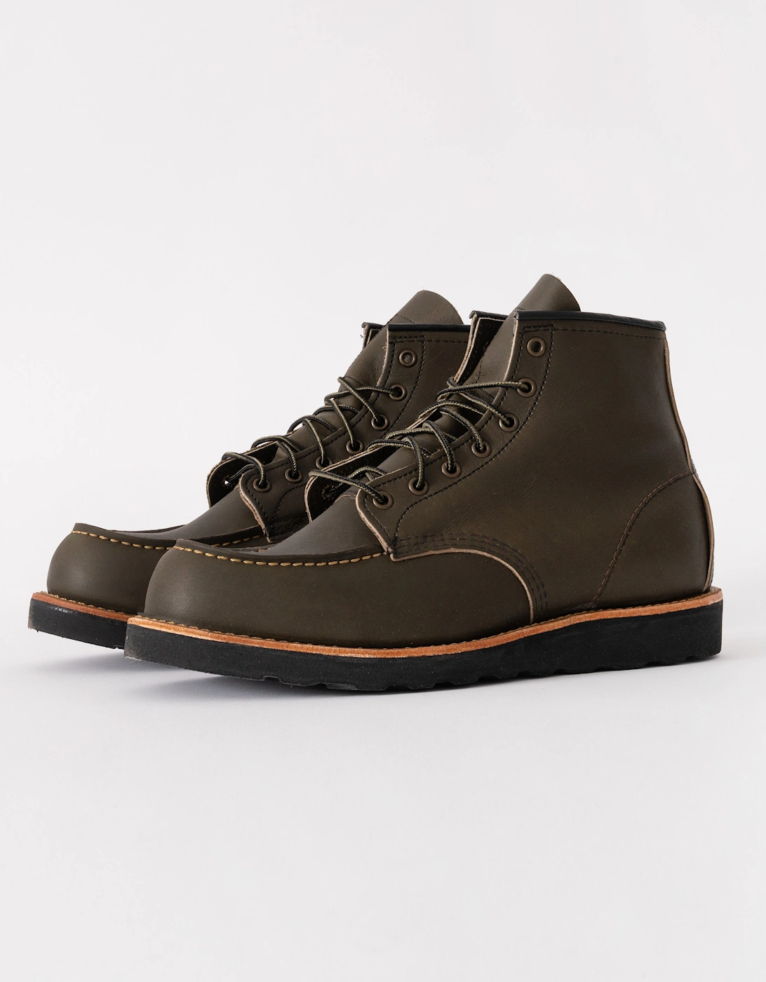 Men's Red Wing 6 Inch Moc Toe Mens Boot - Alpine Portage - Brown - Size: 9
