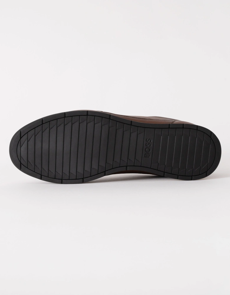 BOSS Orange Nitan Low Profile Bu Mens Trainers - Medium Brown 210