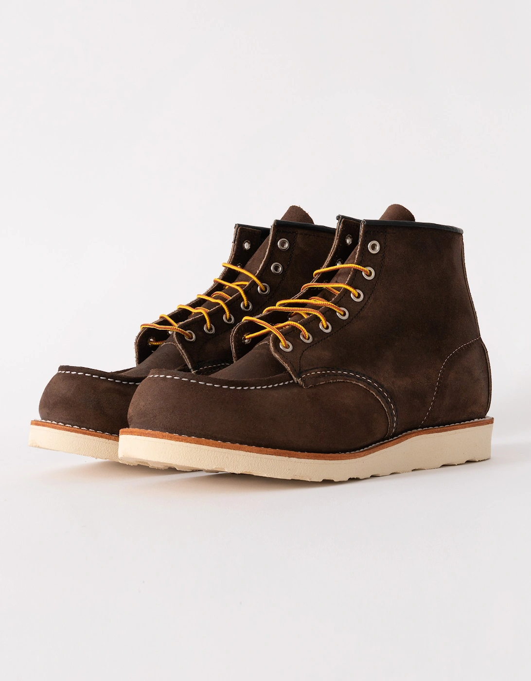 Men's Red Wing 6 Inch Moc Toe Mens Boot - Chocolate Muleskinner - Brown - Size: 9