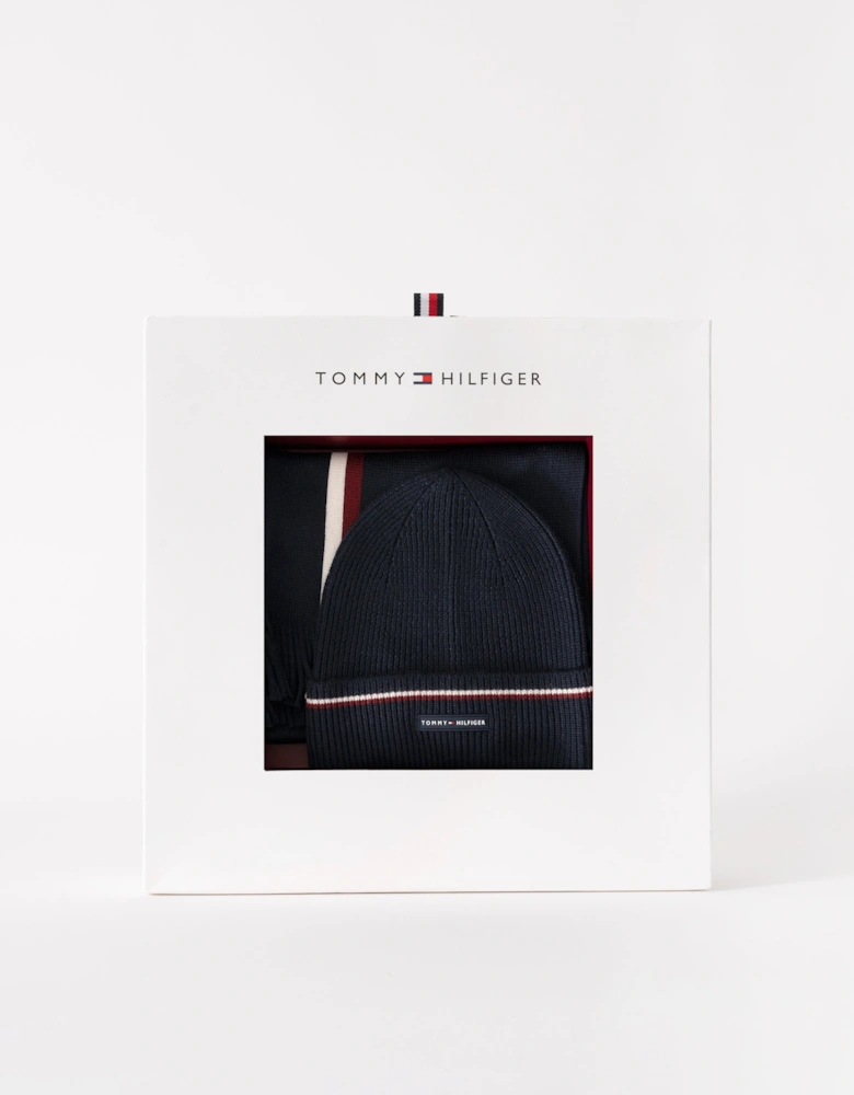 TH Wool Beanie & Scarf Gift Set - Space Blue