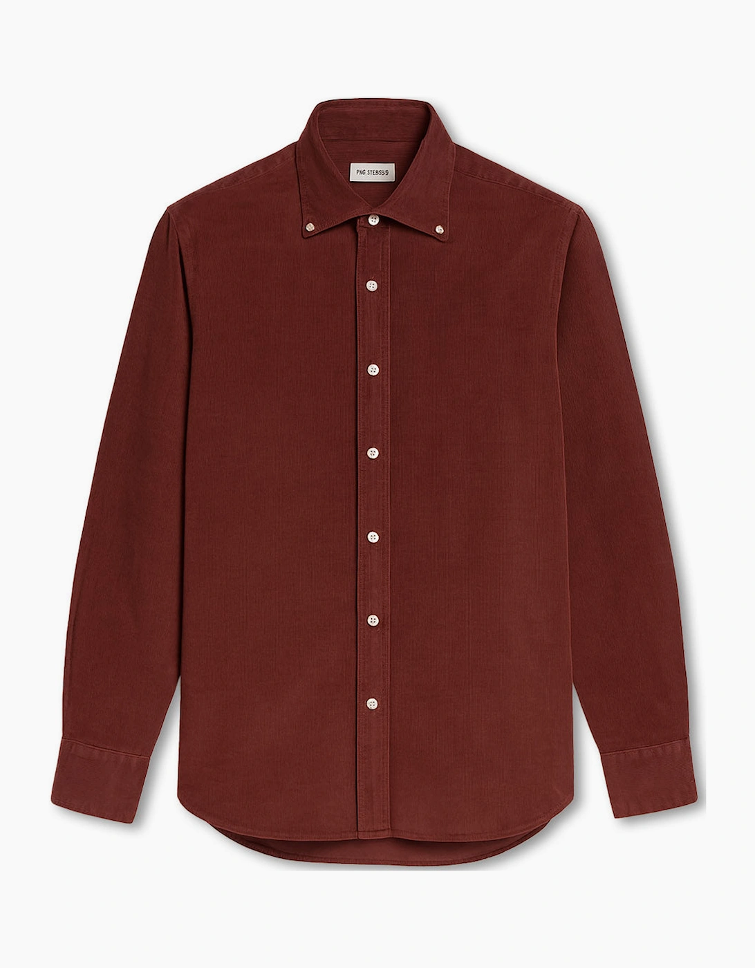 BOGLIOLI Men's Men's Boglioli Burgundy Corduroy Brushed Cotton Shirt - Red