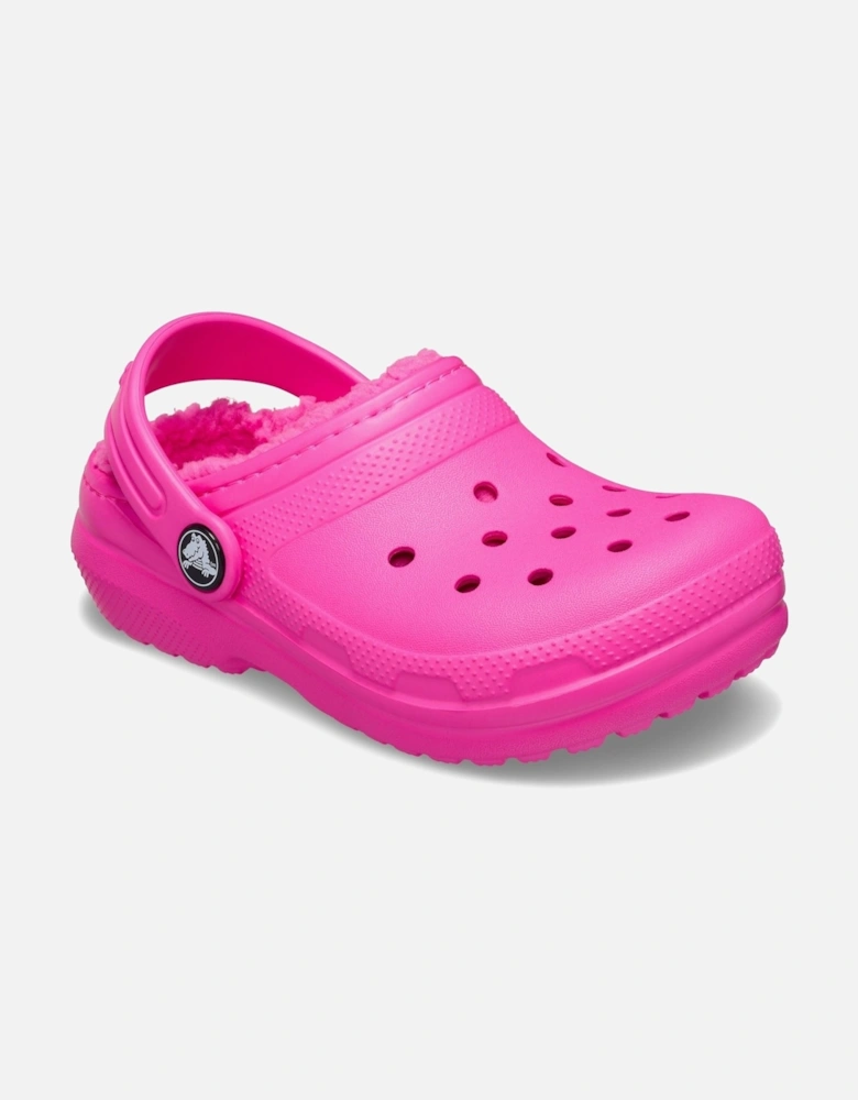 Classic Lined Thermoplastic Kid's Pink Crush Clogs