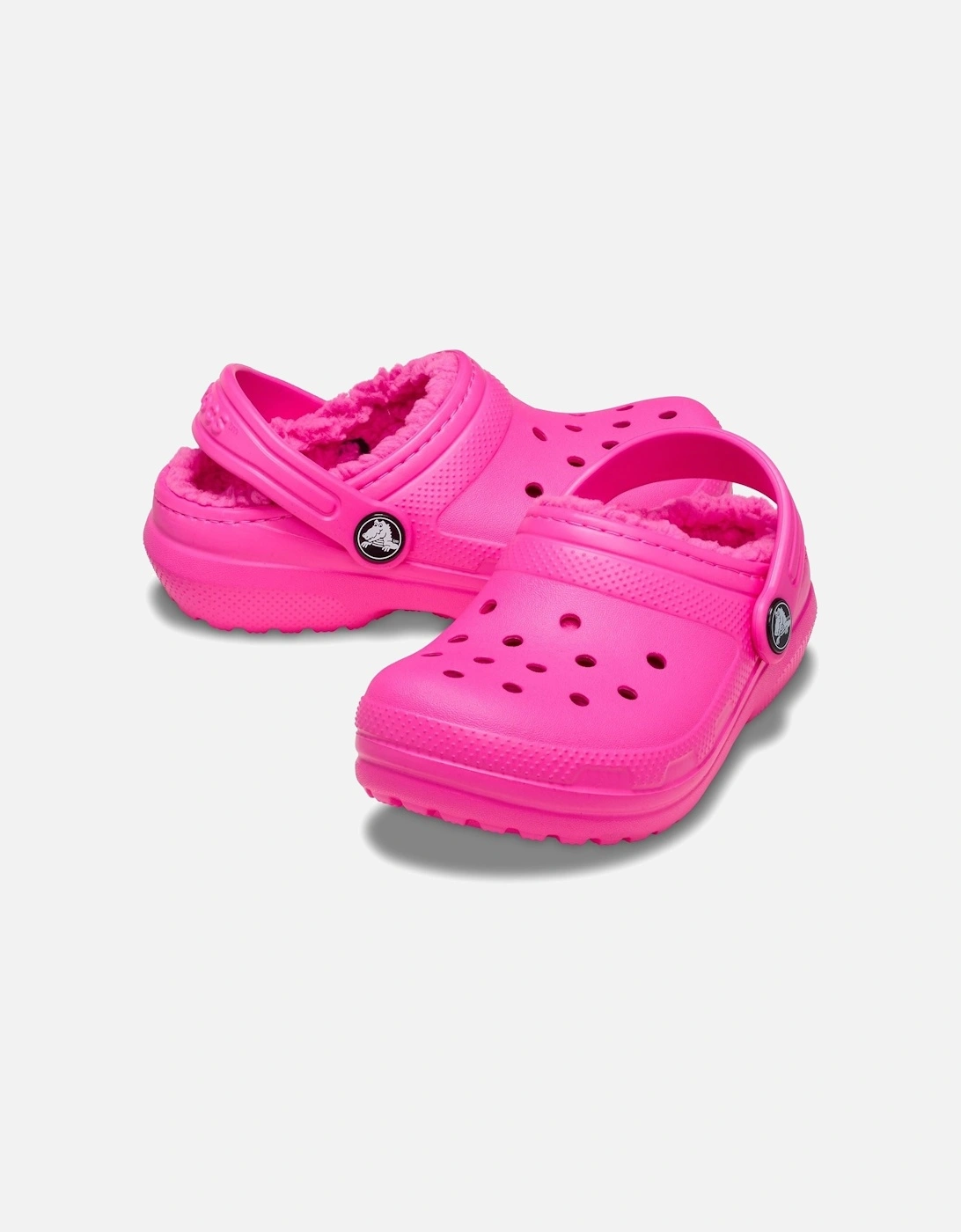 Classic Lined Thermoplastic Kid's Pink Crush Clogs