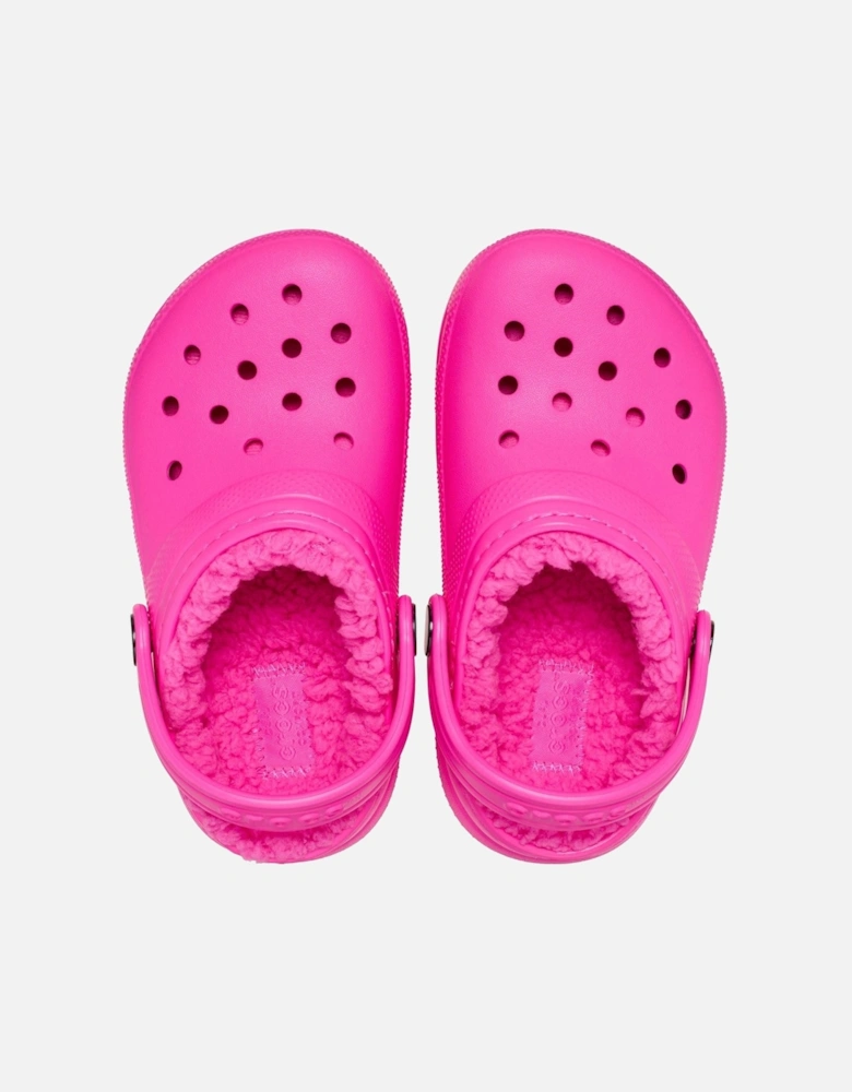 Classic Lined Thermoplastic Kid's Pink Crush Clogs