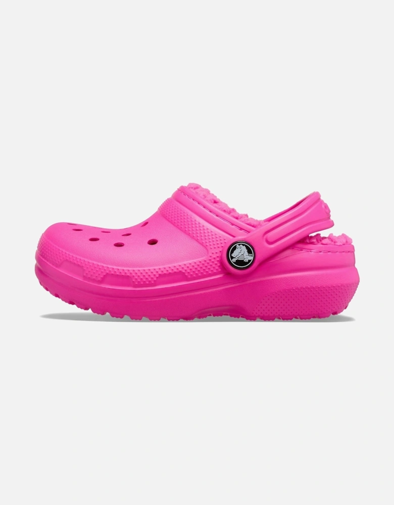 Classic Lined Thermoplastic Kid's Pink Crush Clogs