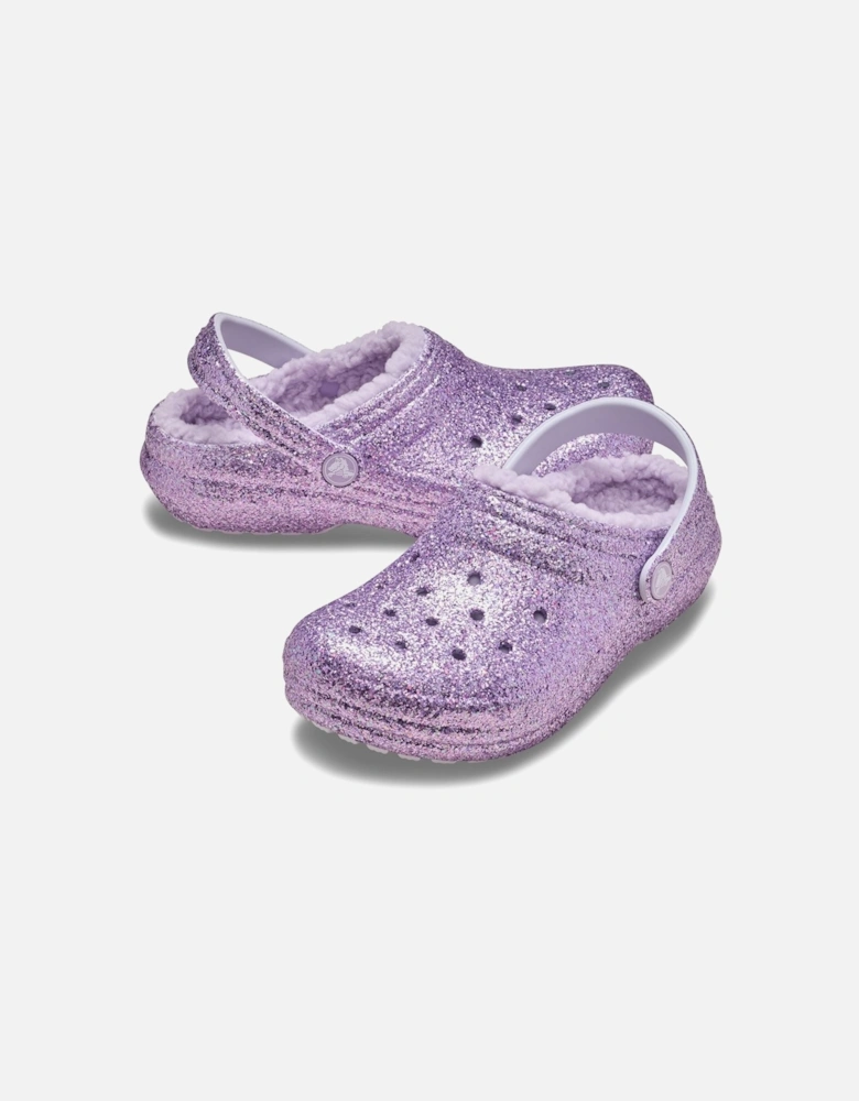 Classic Lined Clog Thermoplastic Kid's Purple Moon Clogs