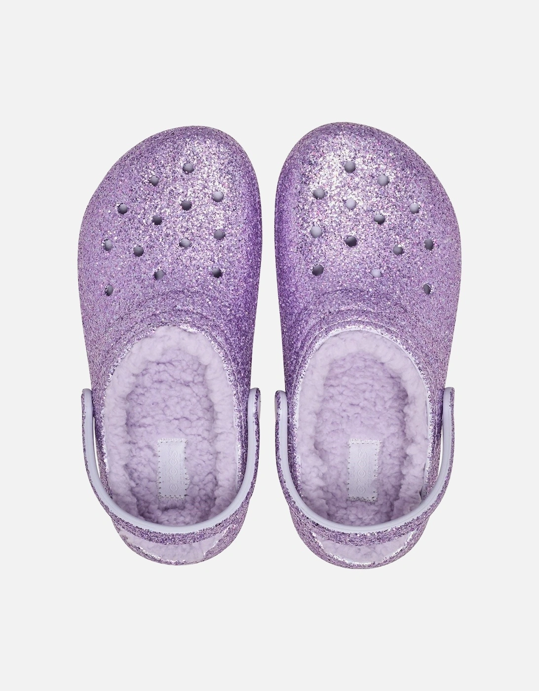 Classic Lined Clog Thermoplastic Kid's Purple Moon Clogs