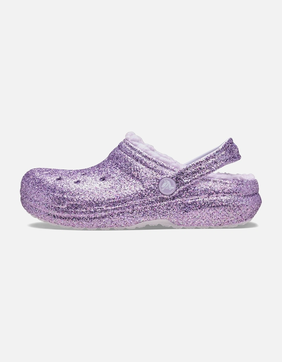 Classic Lined Clog Thermoplastic Kid's Purple Moon Clogs