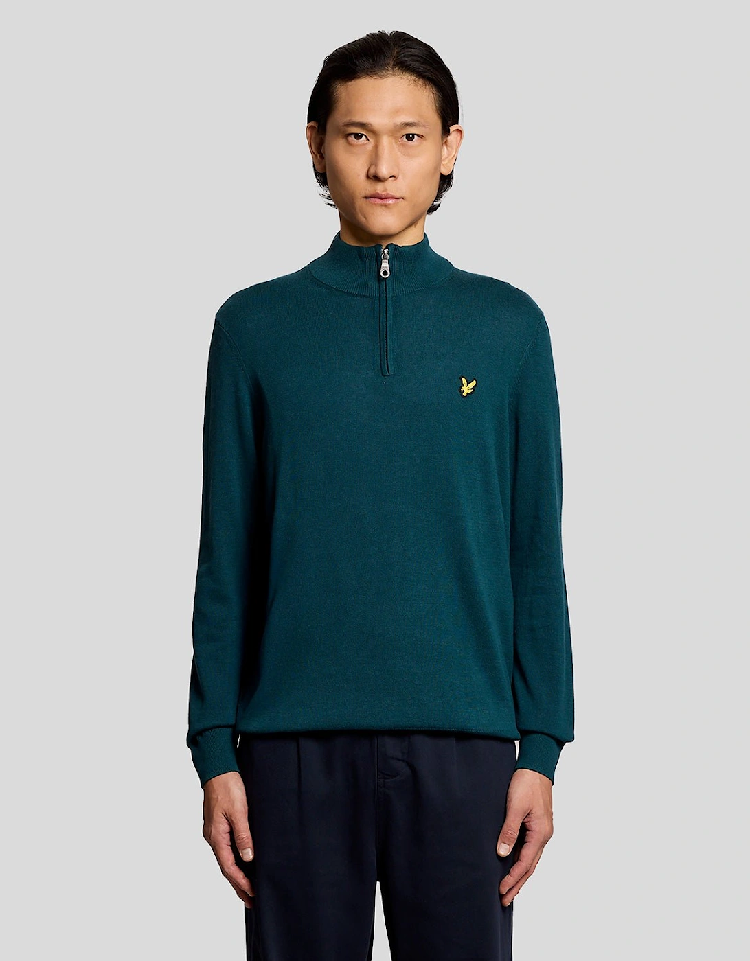 Cotton 1/4 Zip Jumper, 7 of 6