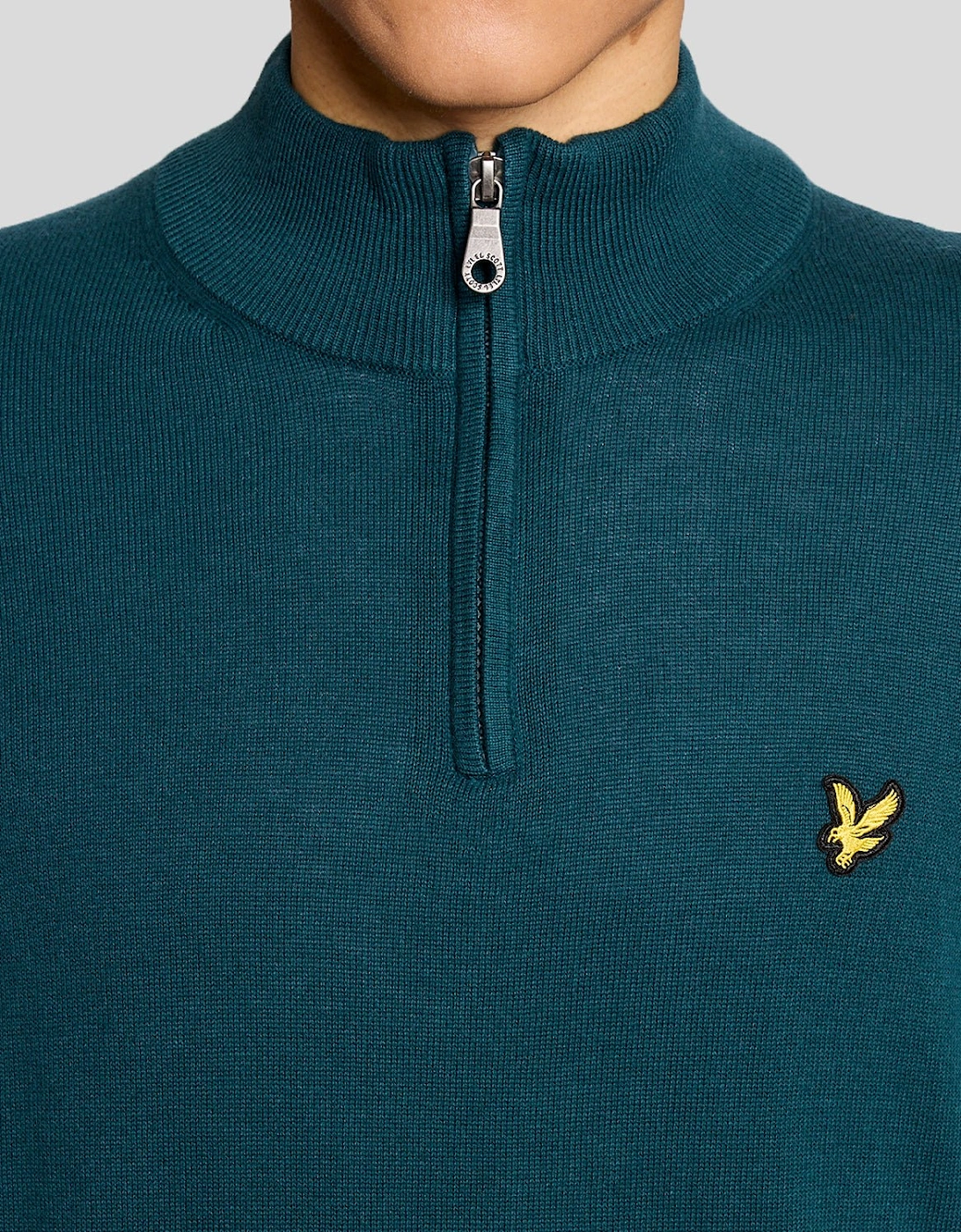 Cotton 1/4 Zip Jumper