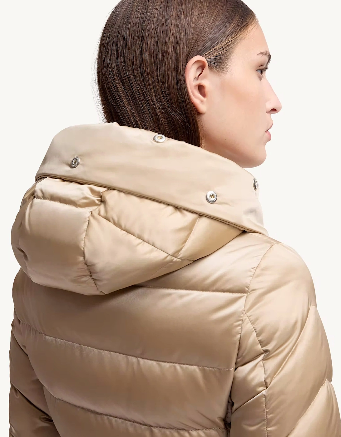 Womens Leersie Down Jacket Beige