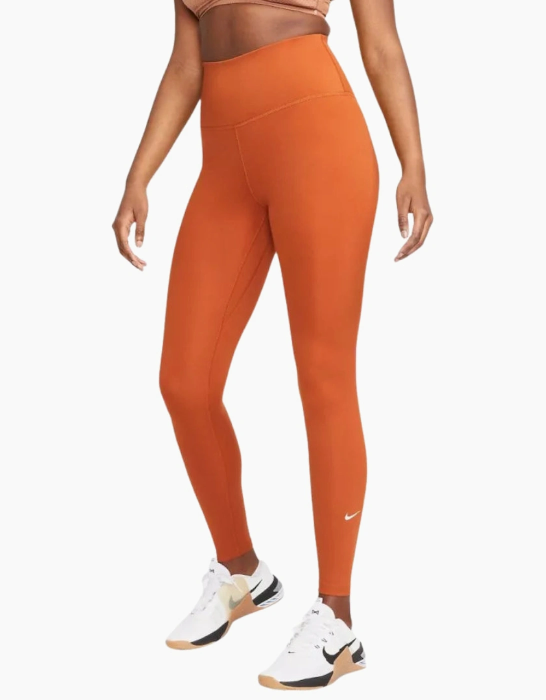 Women's Nike Burnt Orange Leggings - Size: 8