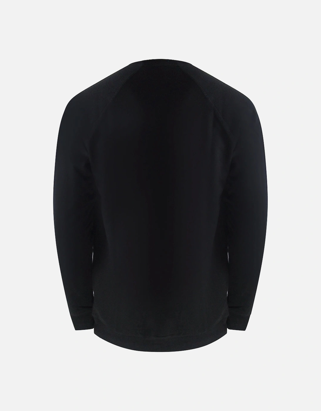 Small Iconic Crest Black Crewneck Tracksuit Set