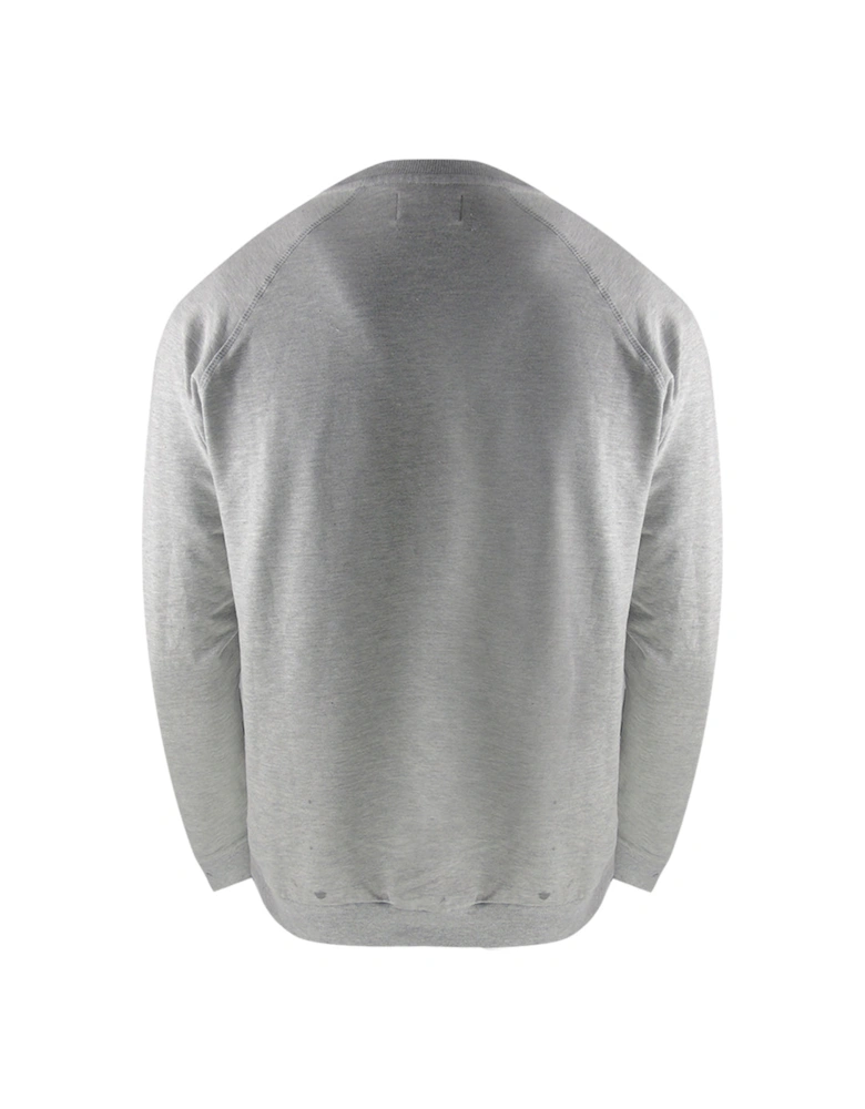 Small Iconic Crest  Crew Neck Grey Tracksuit Set