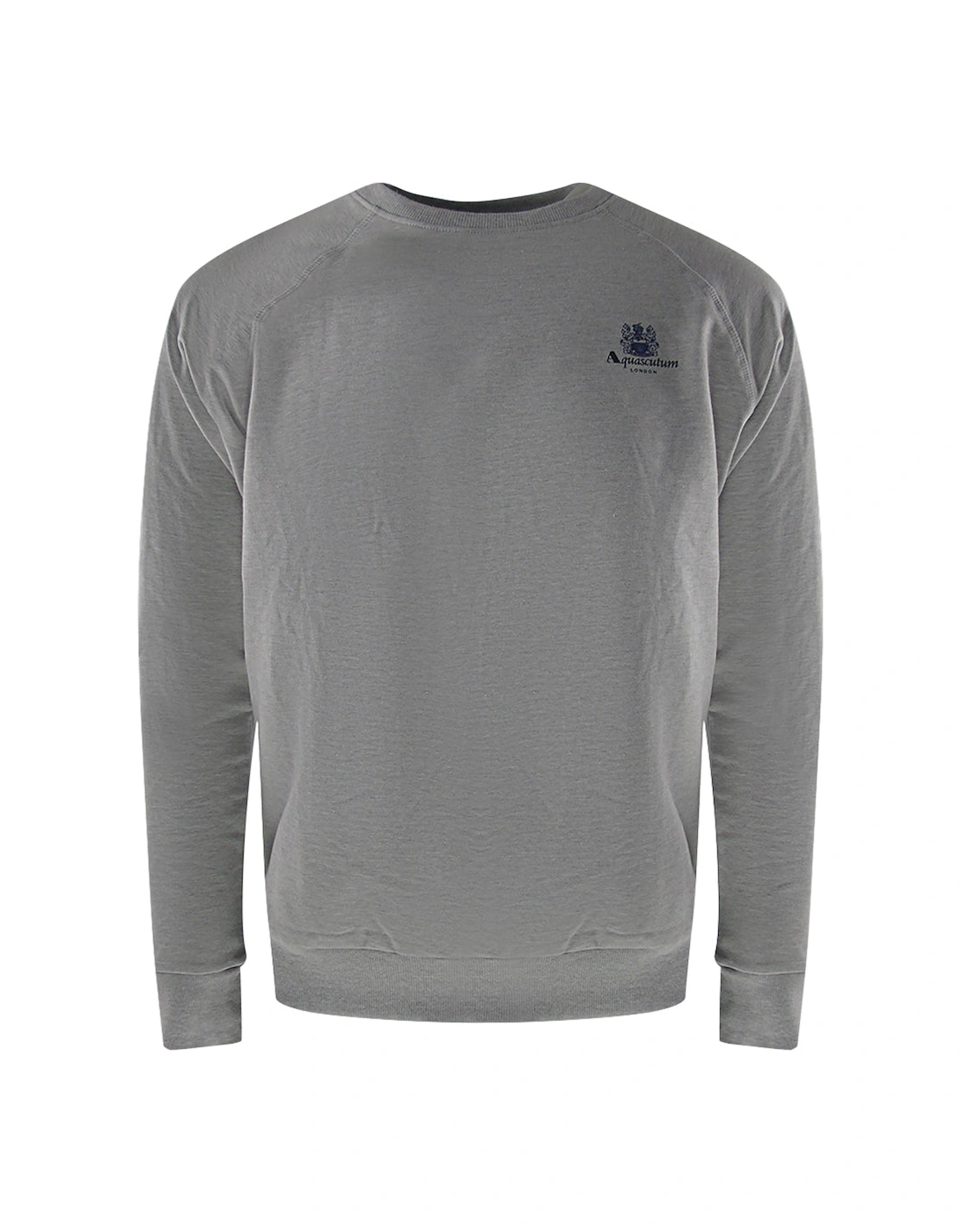 Small Iconic Crest  Crew Neck Grey Tracksuit Set