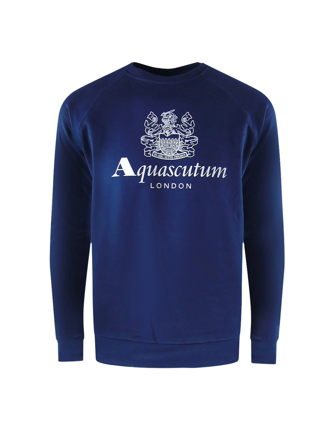 London Logo Crewneck Navy Blue Tracksuit Pants Set