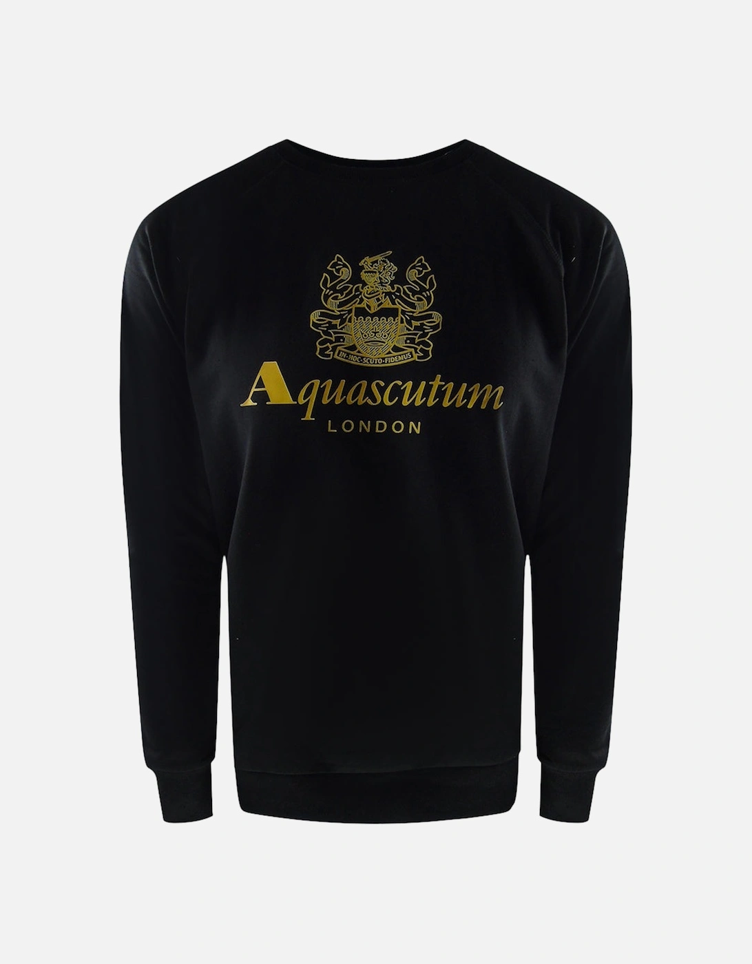 London Logo Crewneck Black Track Pants Set