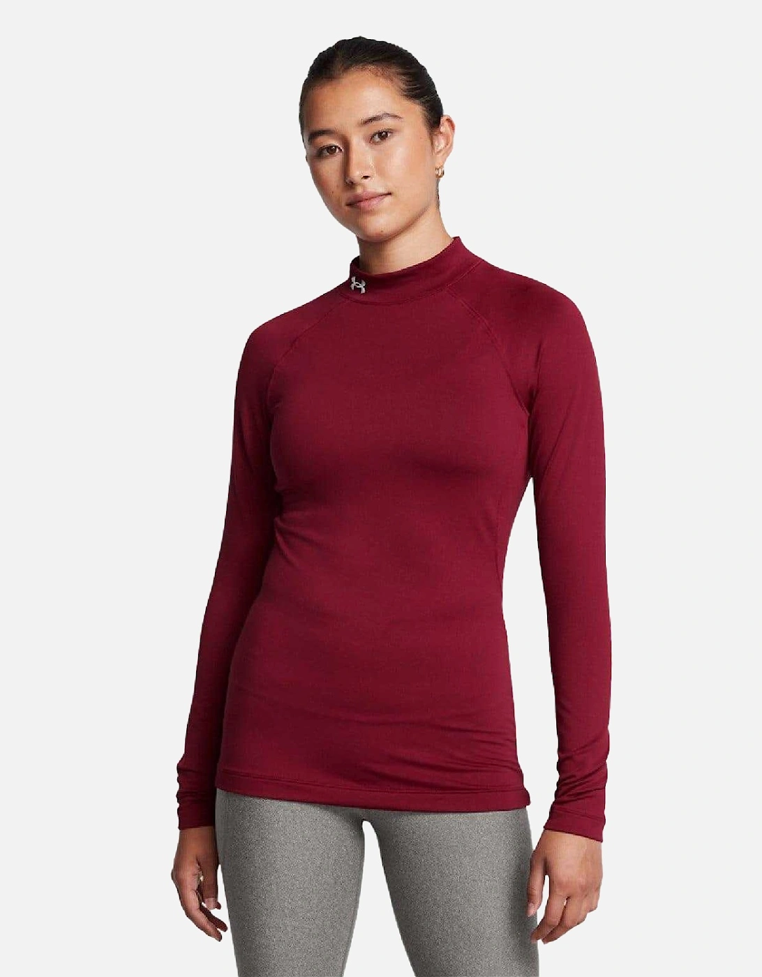 Womens/Ladies Elite Mock ColdGear Long-Sleeved Top