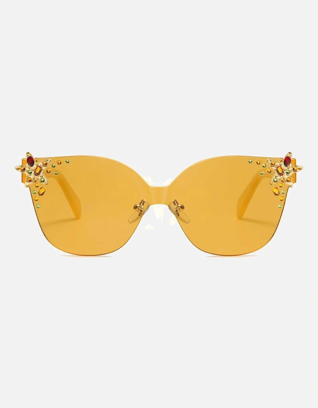x SOJOS Glowheart Sunglasses Yellow