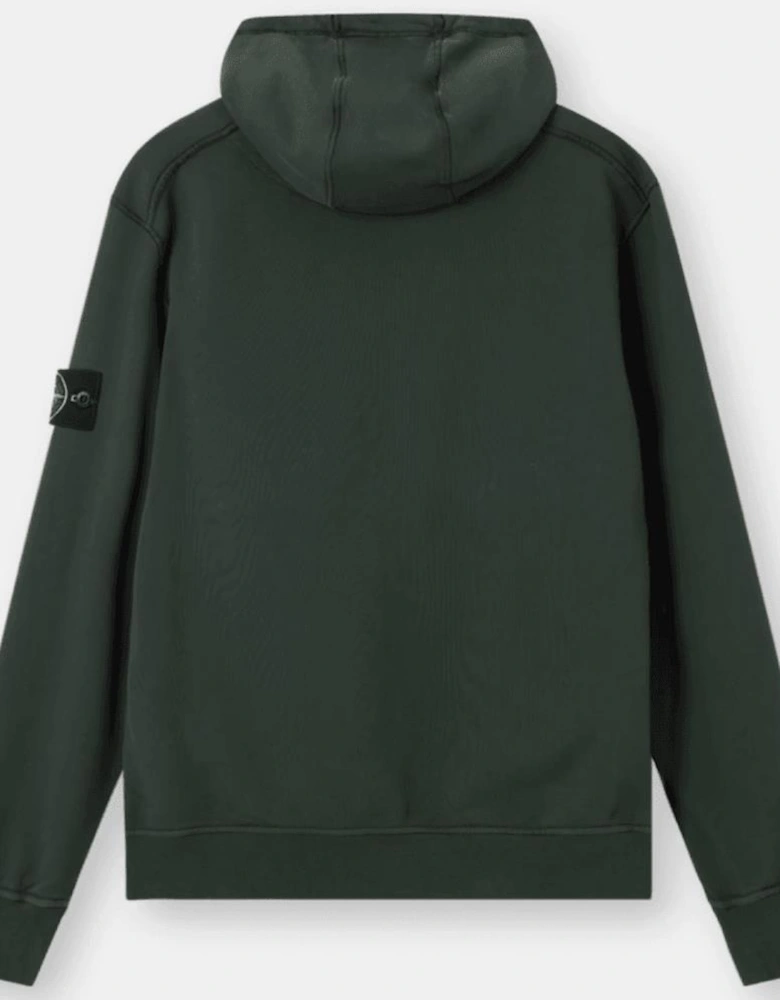 Cotton Fleece Juniper Green Hoodie