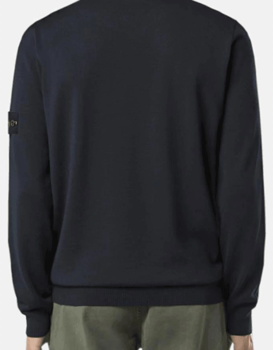 Light Virgin Wool Navy Knitwear