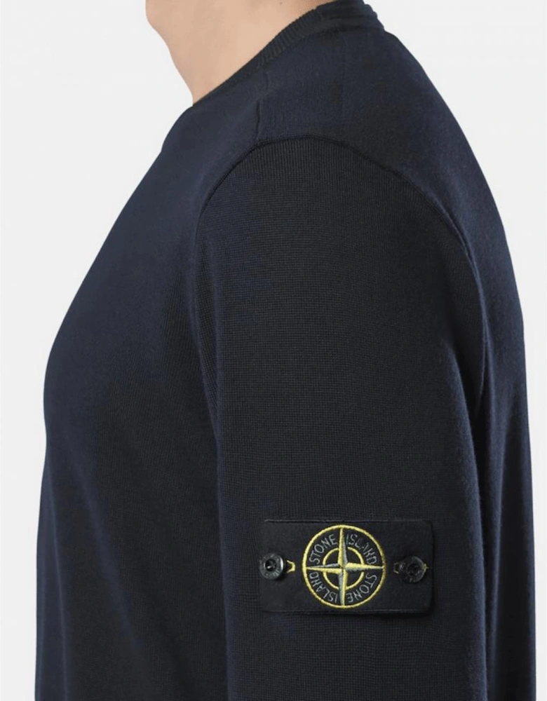 Light Virgin Wool Navy Knitwear