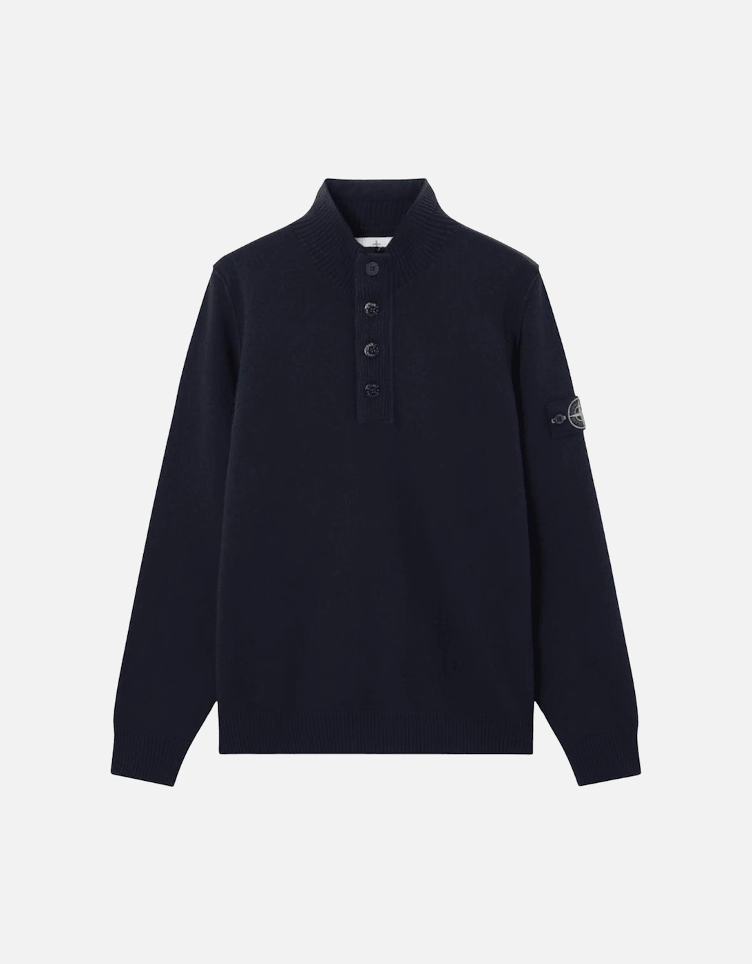 Half Zip Lambswool Navy Knitwear Jumper, 7 of 6