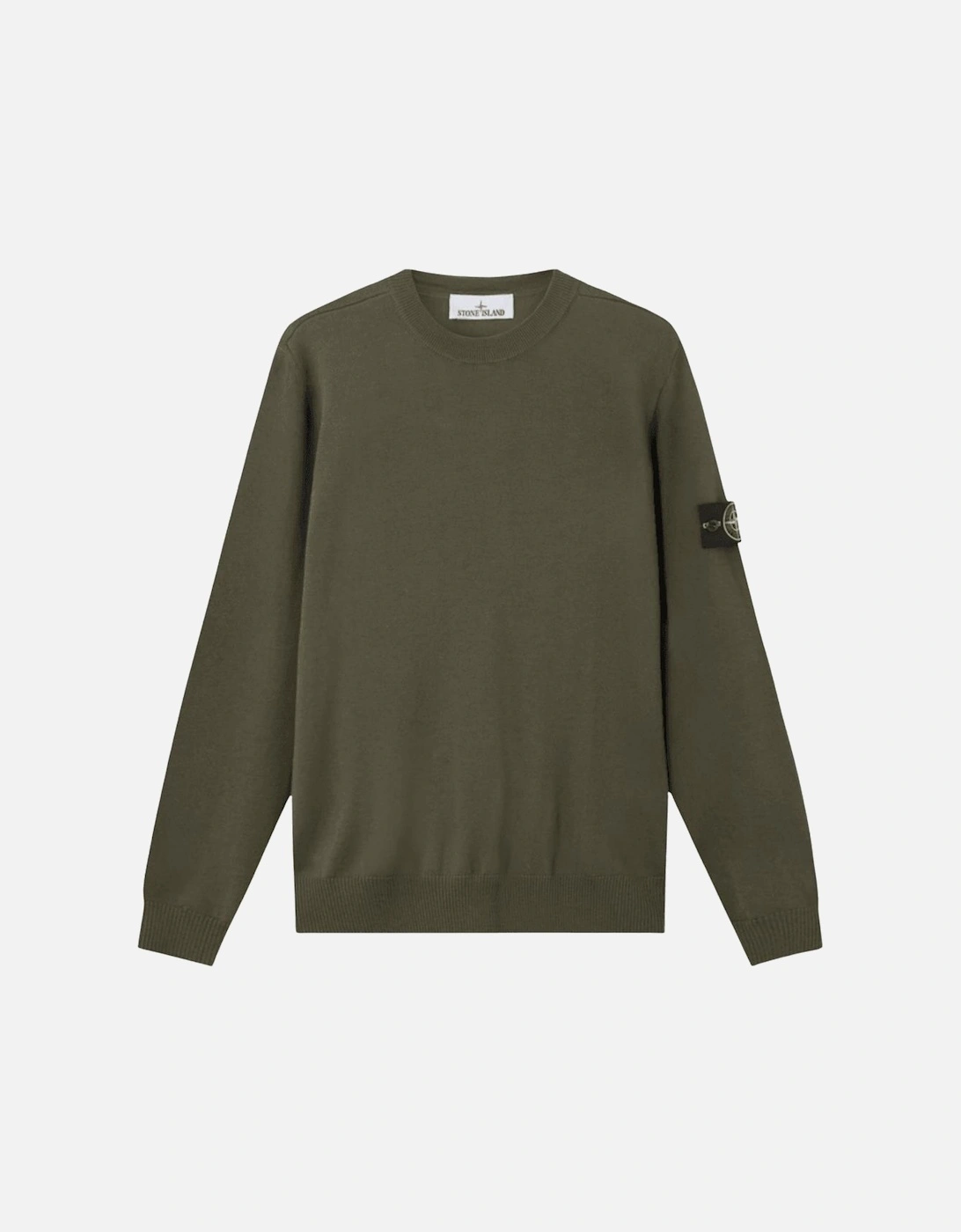 Light Virgin Wool Military Green Knitwear, 6 of 5