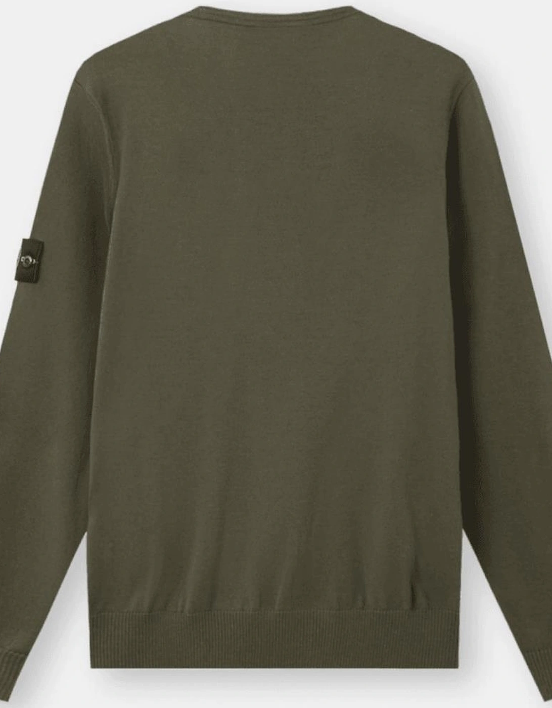 Light Virgin Wool Military Green Knitwear