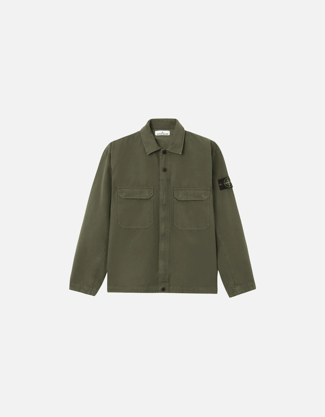 Ripstop Cotton Military Green Overshirt, 6 of 5